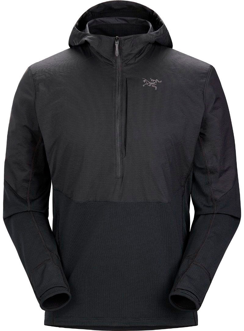 ジャケット・アウター Arc'teryx DELTA HYBRID HOODY Arc'teryx Delta Hybrid Hoody Black | Barrabes