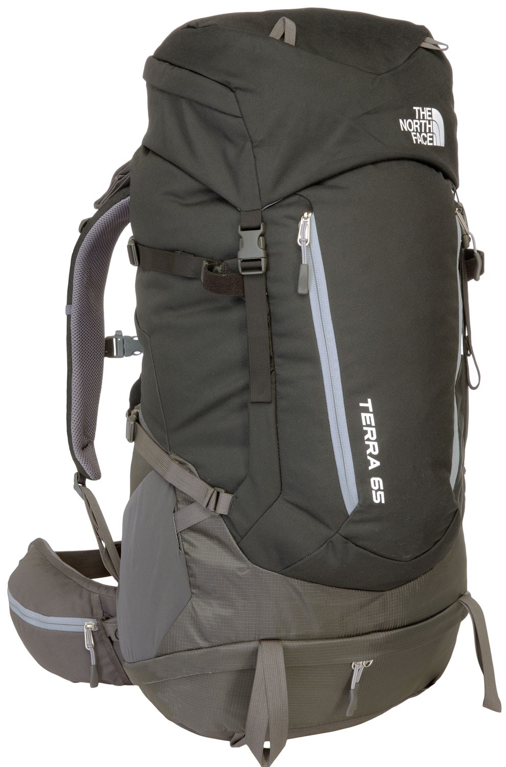 north face black terra 65 backpack The Backpack, TNF Black/Asphalt Grey-NPF, Small/Medium way zip that runs the length of the pack Scored a North Face Terra