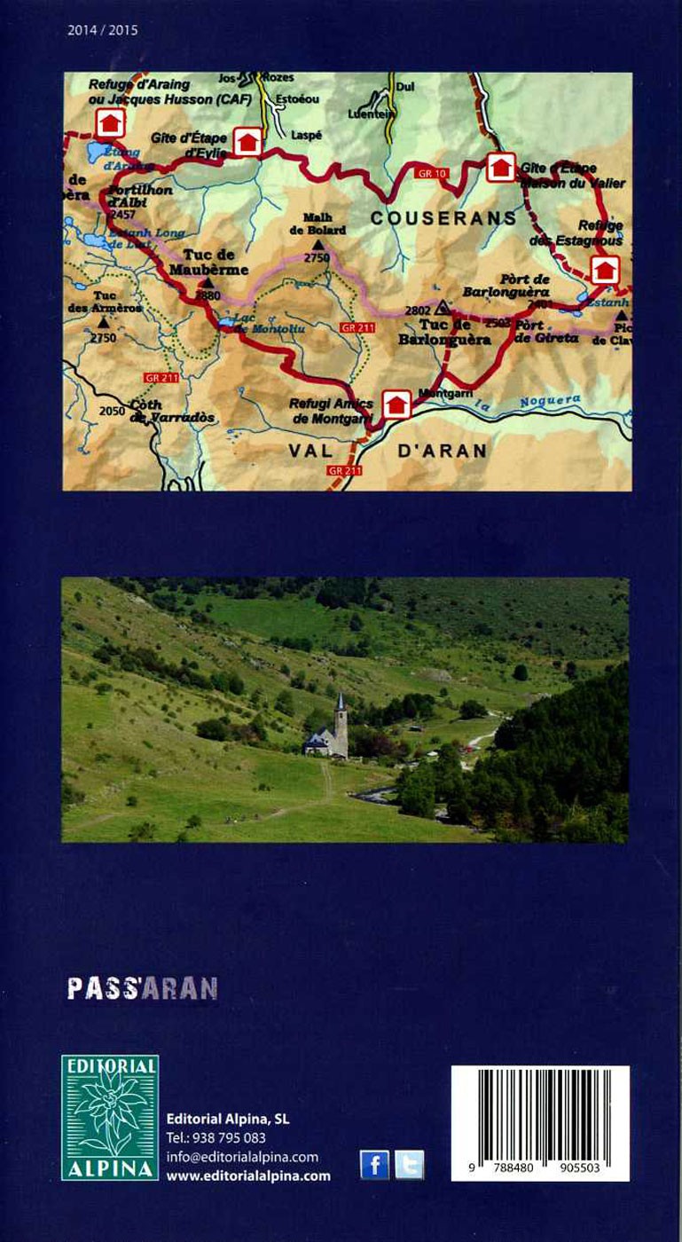 Ed. Alpina Mapa Pass'aran 1:2500 | Barrabes