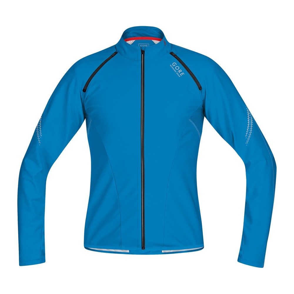 Gore Running Wear Magnitude Windstopper Soft Shell Splash Blu Barrabes