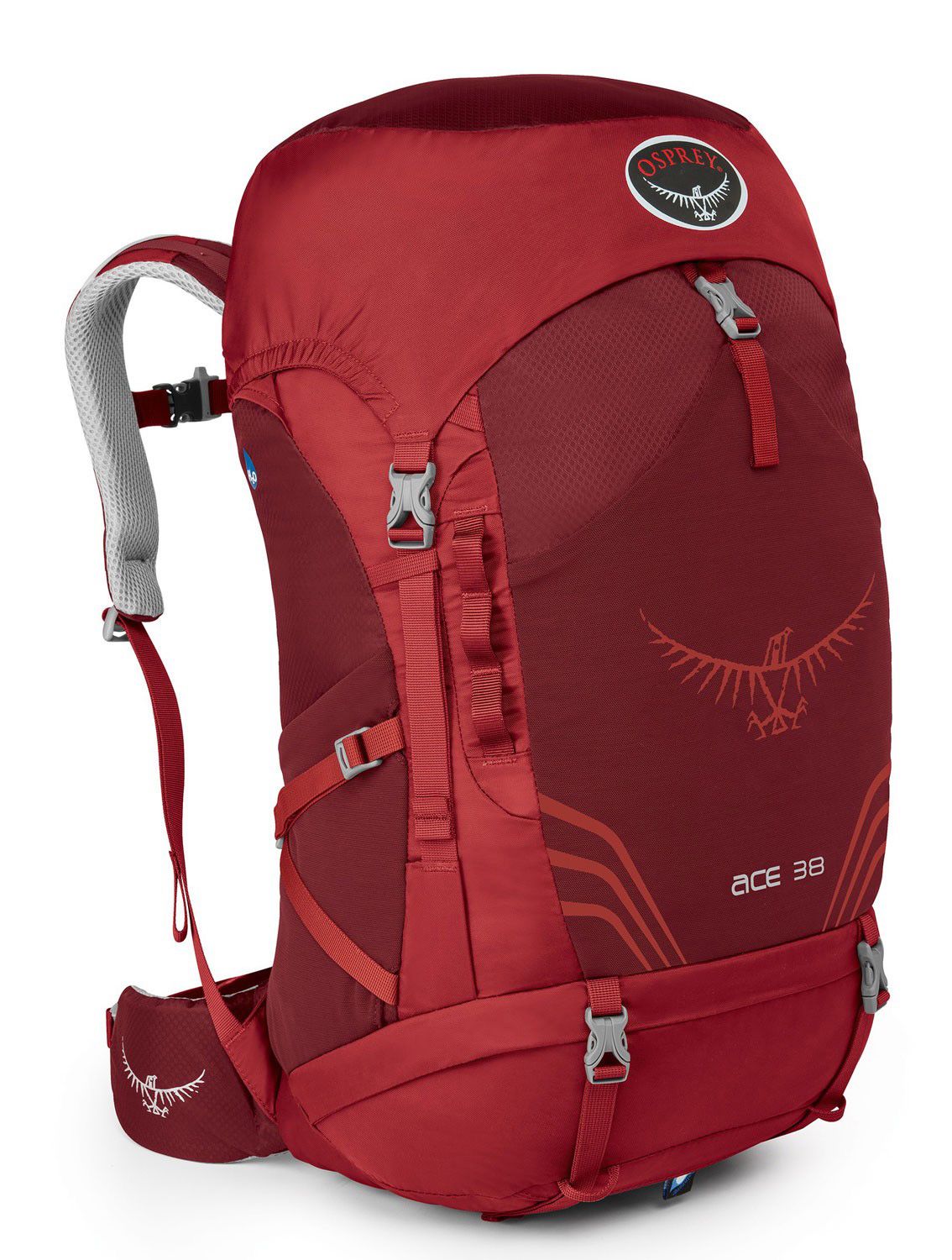 osprey ace 38 backpack paprika red Osprey Ace 38 Paprika Red