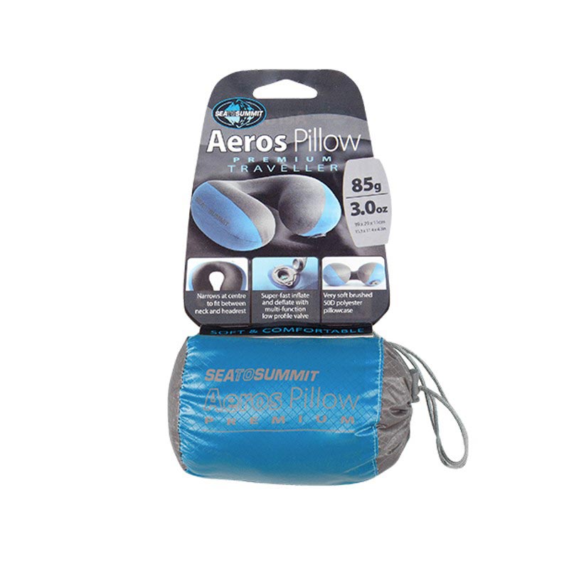 Sea To Summit Aeros Premium Pillow Traveller Azul gris Barrabes