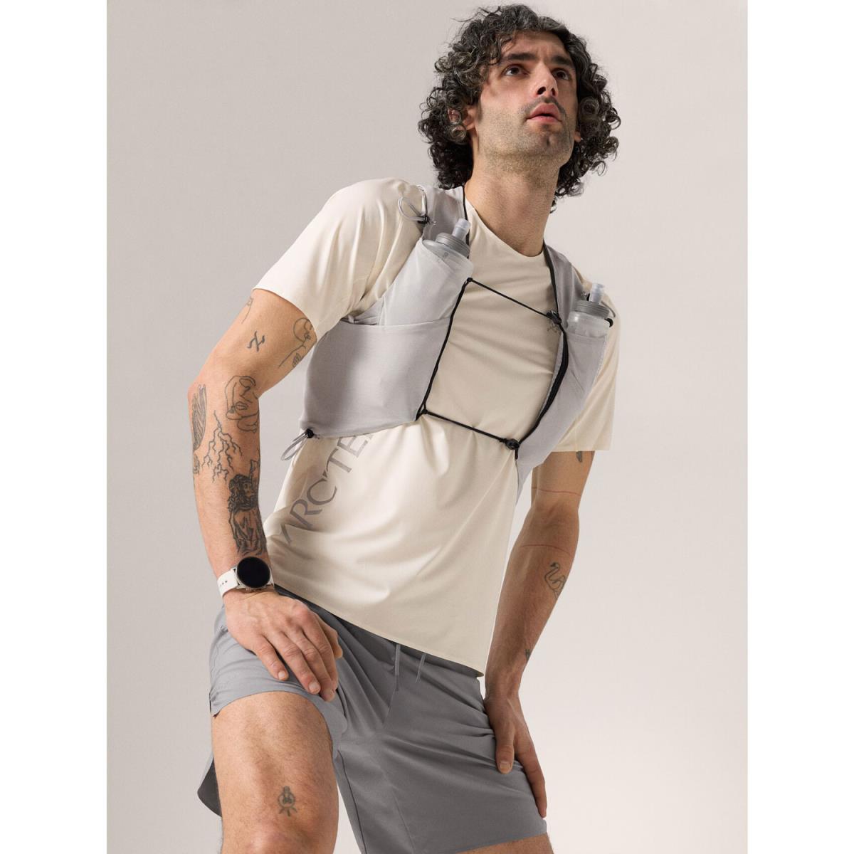 Arc'teryx Norvan Downword Logo Ss M Arctic Silk Arctic Sil | Barrabes