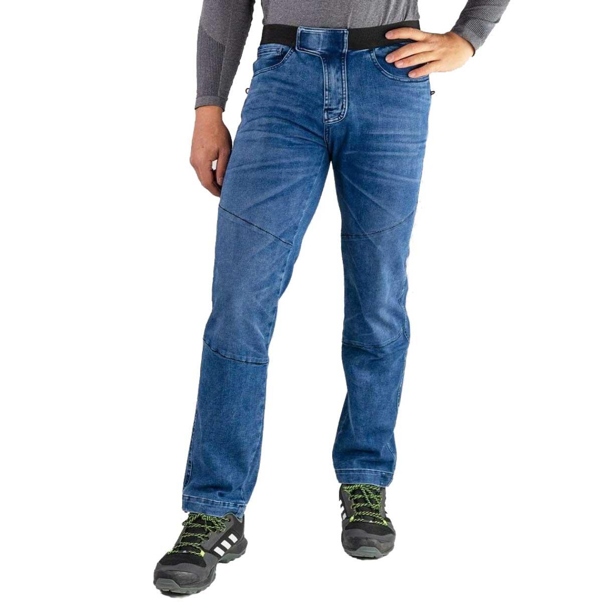 Heras Jeans Jeanstrack Pantalon Ciclista Tejano Pantalón Vaquero
