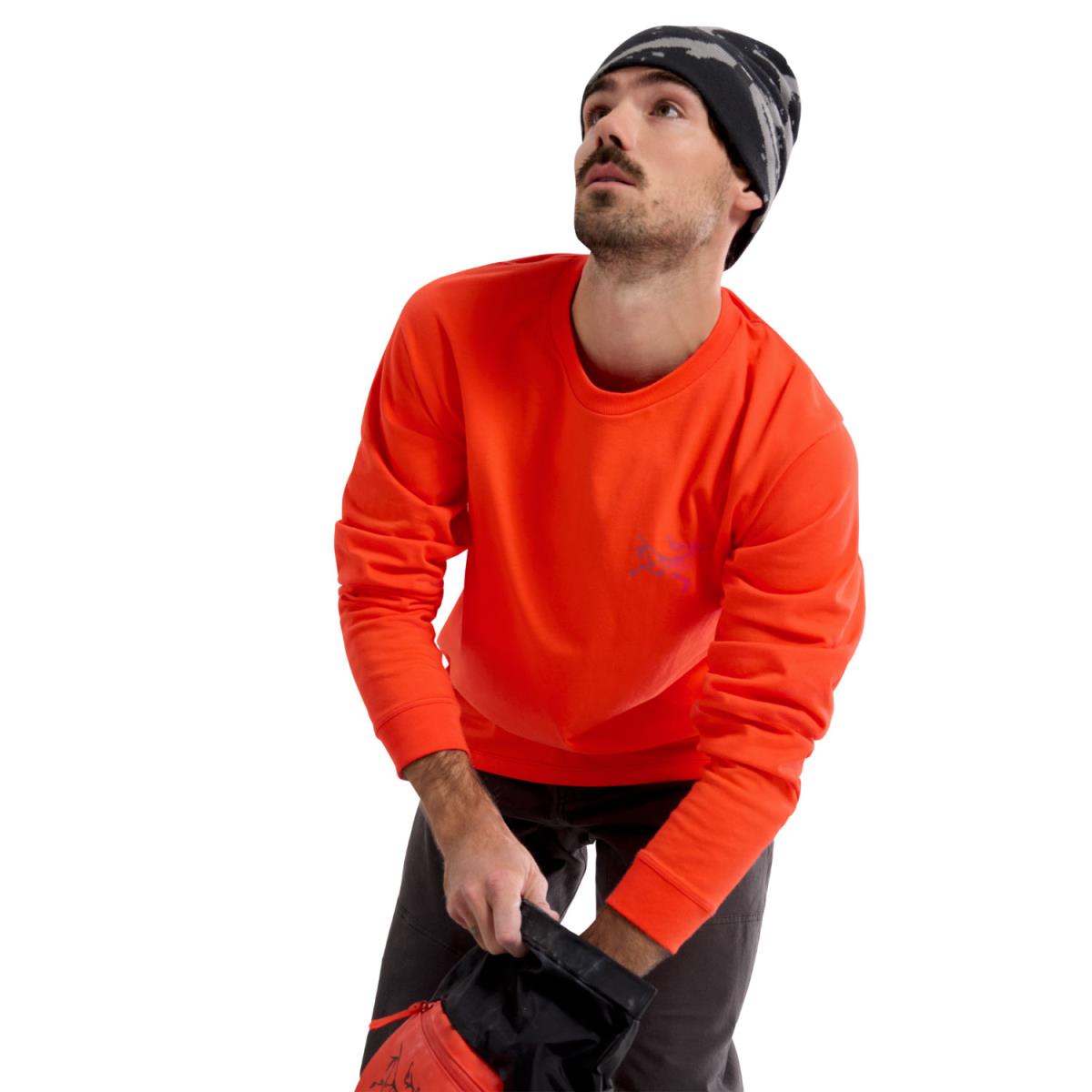 Arc'teryx Kragg Cotton Heatmap Ls M Solaris / Mult Solaris