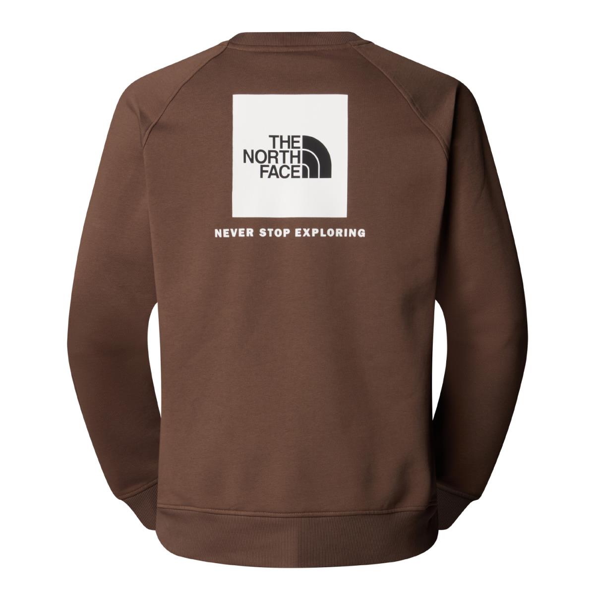 The North Face M Raglan Redbox Crew Smokey Brown 1oi | Barrabes