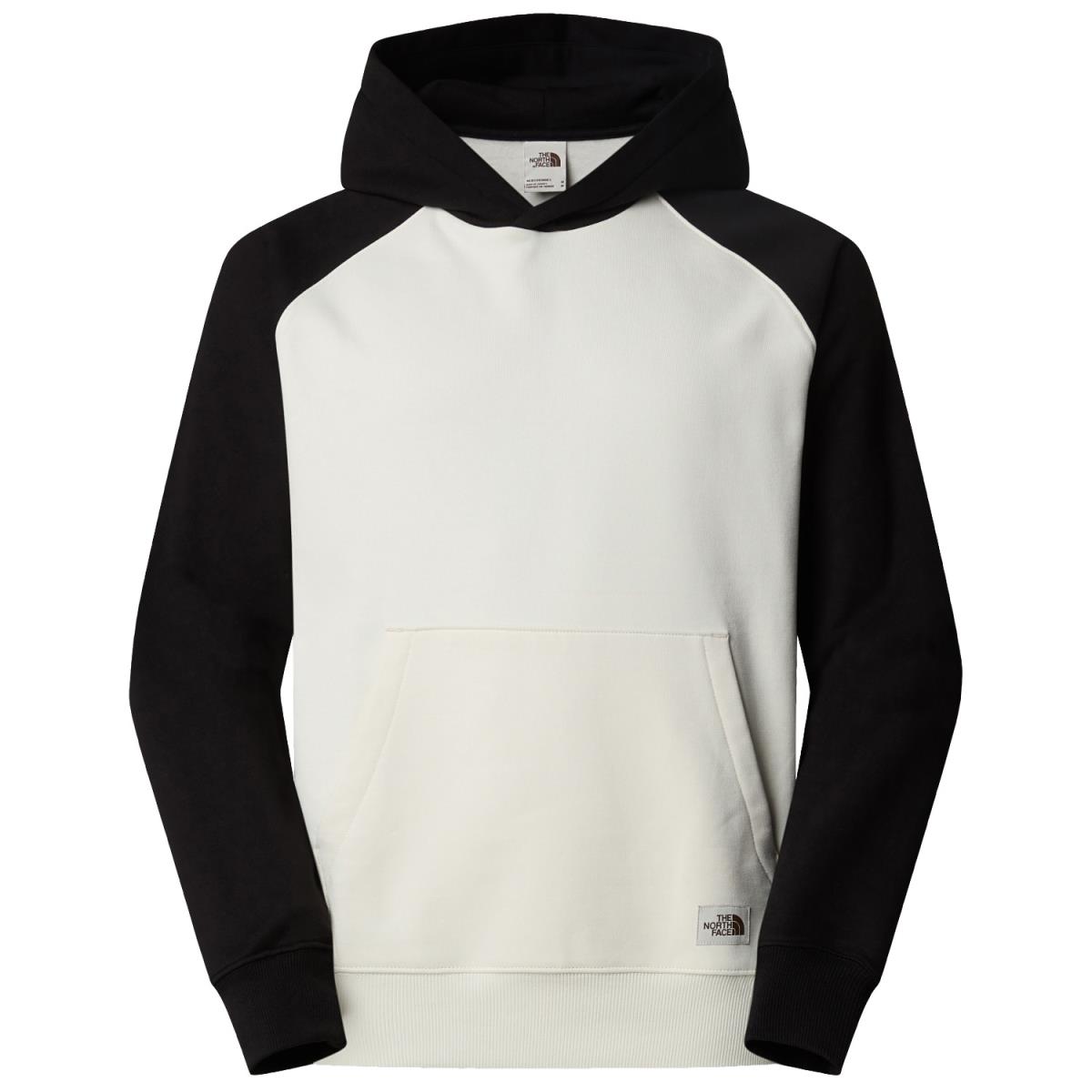 The North Face M Heritage Hoodie White Dune/tnf Black Rou | Barrabes