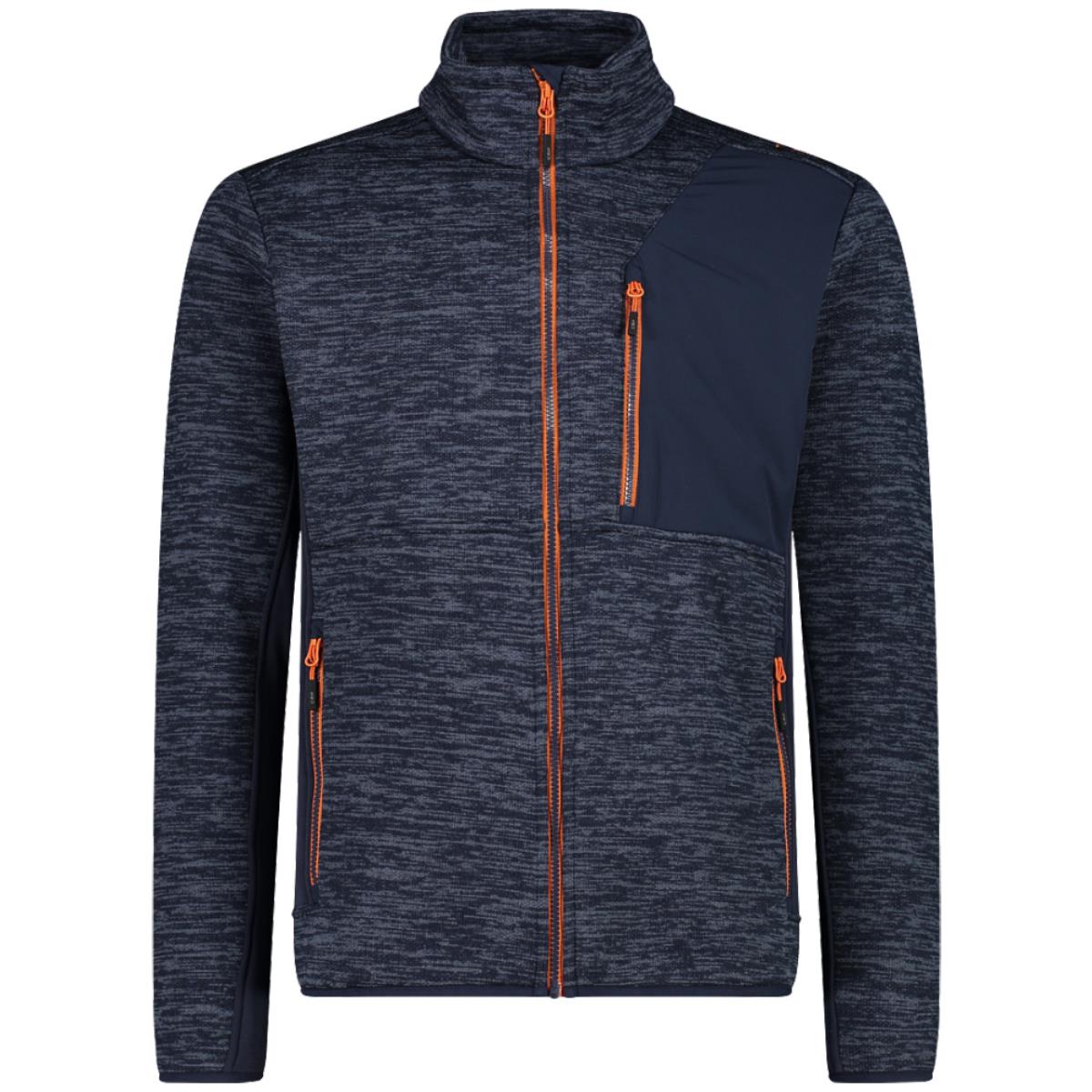 Chaqueta Polar CMP Para Hombre - Abrigo Térmico Resistente Al Viento Con Tecnología Knit