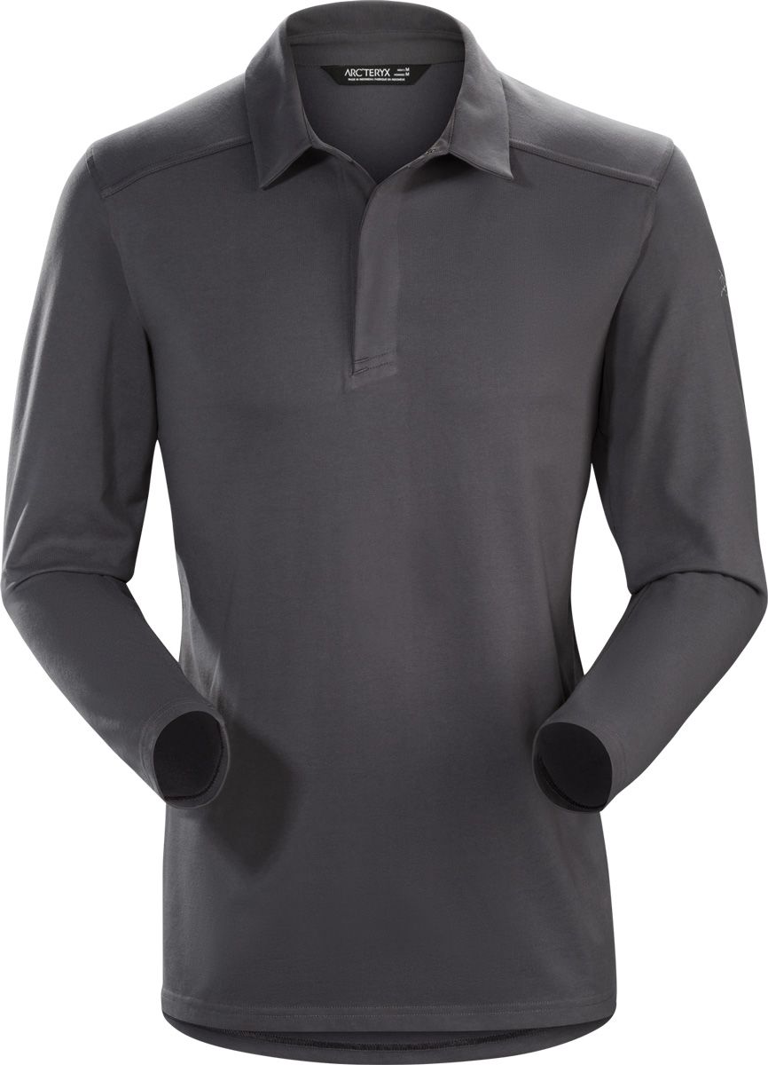 Arc'teryx Captive Ls Polo Black/blac | Barrabes