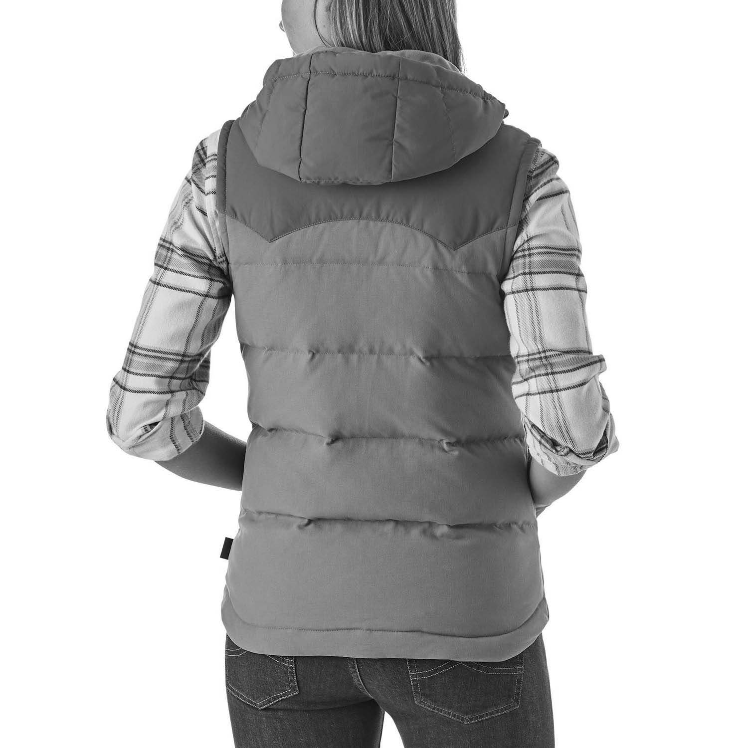 Patagonia women's bivy hooded vest buffalo green best sale