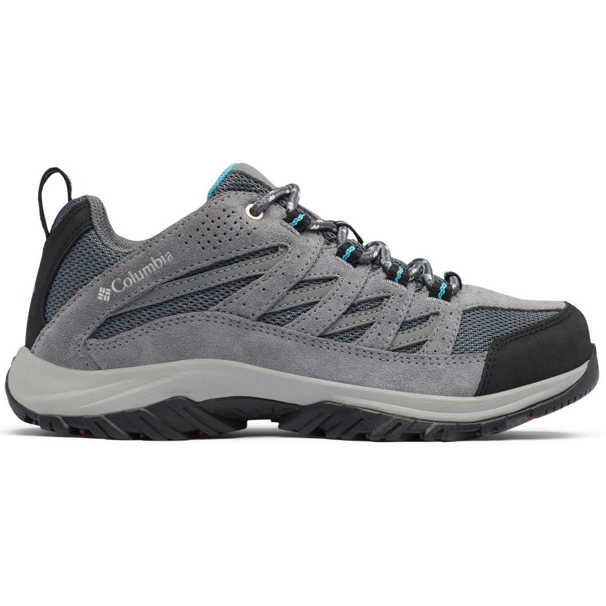 Columbia Crestwood Mid Waterdichte wandelschoen voor heren, zwart, antraciet, 43 EU, zwart antraciet, 43 EU