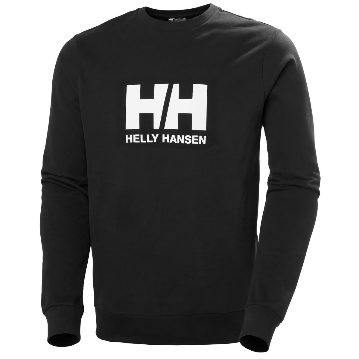 Sudadera Helly Hansen Logo Crew Sweat 2.0 Black Black | Barrabes
