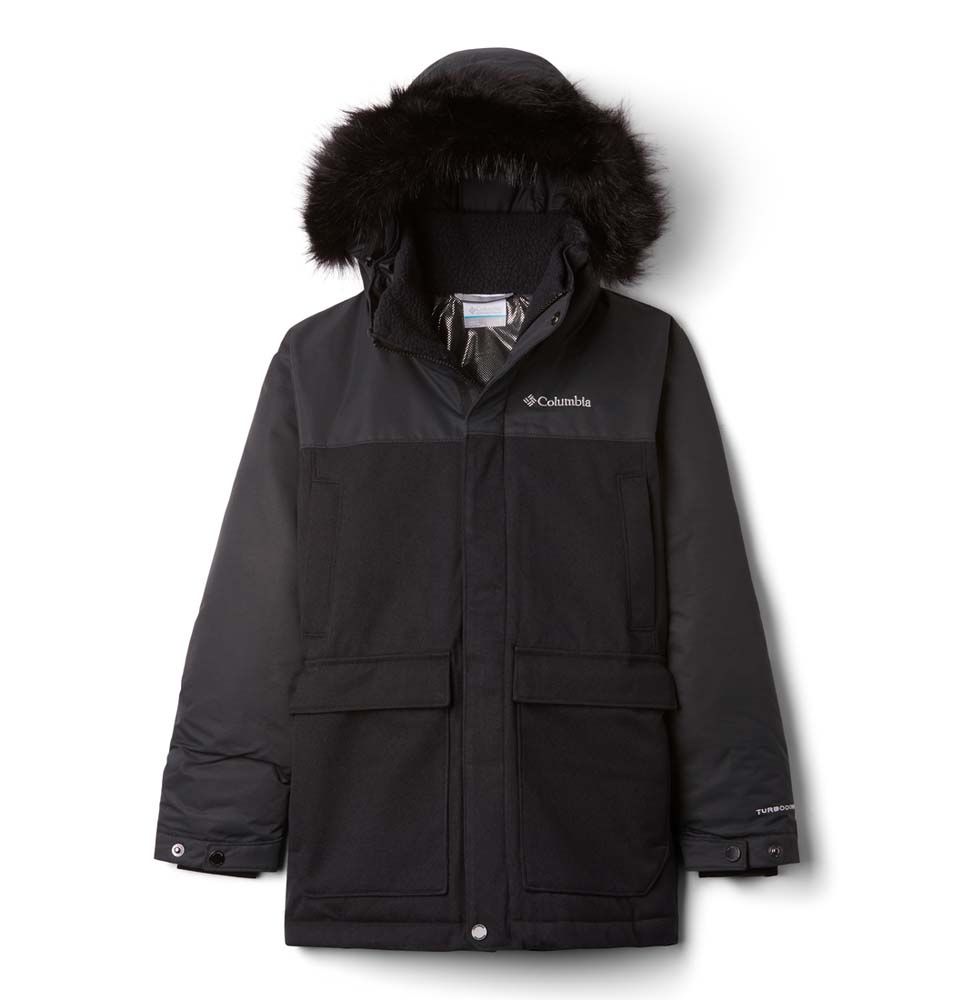 Columbia Boundary Bay down Parka Black 010 Barrabes