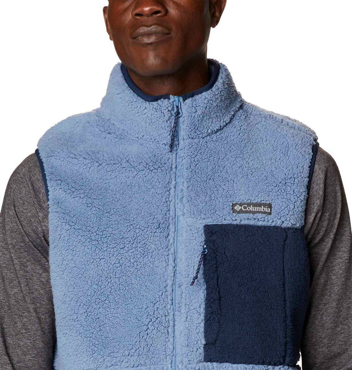 Columbia Mountainside Vest Blue Barrabes