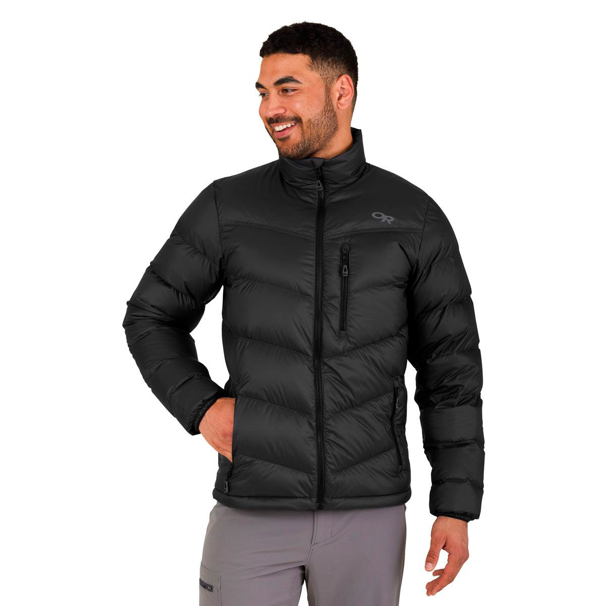 Outdoor Research Transcendent Down Jacket Black Barrabes