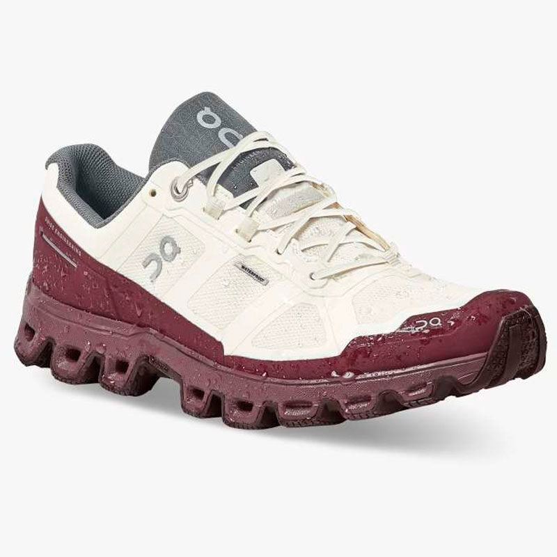 On Running Cloudventure Waterproof Ws White Dawn | Barrabes
