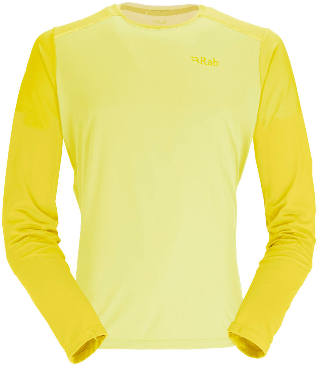 Rab Force Ls Tee Acid/zest | Barrabes