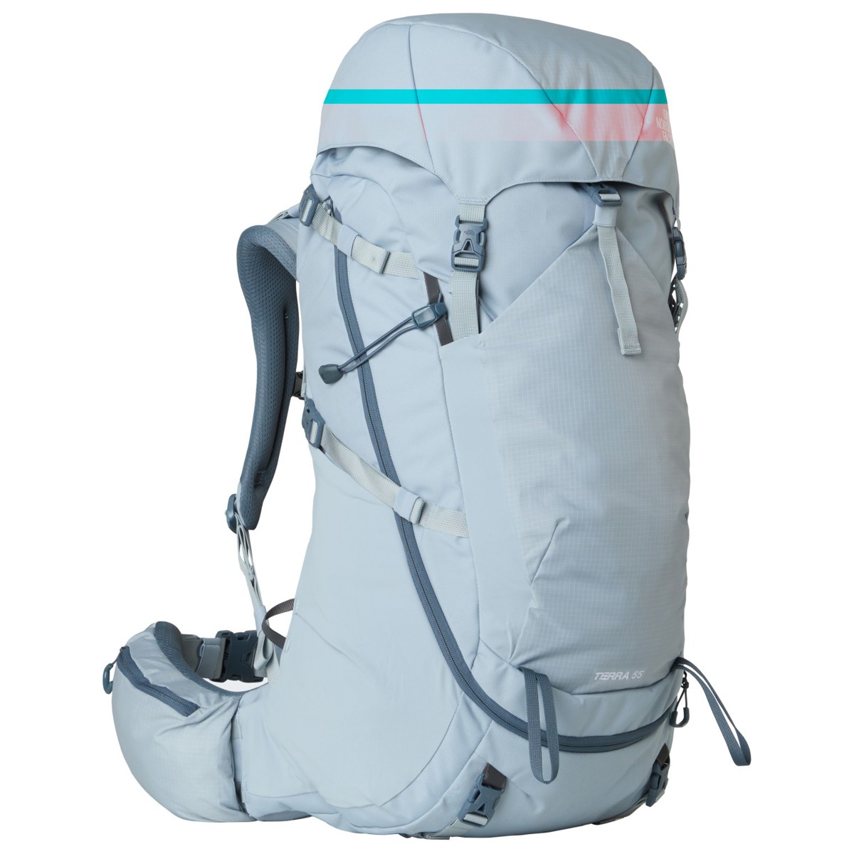 The North Face Back Pack W Terra 55 Frost Grey/granite Grey Grey | Barrabes