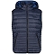  campagnolo Hooded Padded Vest 3M Thinsulate BLACK BLUE