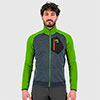 karpos ODLE FLEECE Dark Slate/Lime Green