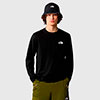  the north face M L/S SIMPLE DOME TEE TNF Black