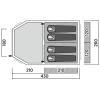 Tienda easy camp  HUNTSVILLE 400