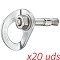 petzl  Coeur Bolt stainless 12 mm (20 pack)