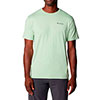 columbia  Kwick Hike Back Graphic SS Tee SAGE LEAF
