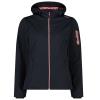  cmp Light Softshell Jacket Hood W ANT/ORCHID