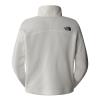  the north face W 100 GLACIER CROPPED 1/4 ZIP White Dune