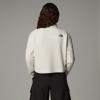  the north face W 100 GLACIER CROPPED 1/4 ZIP White Dune