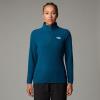  the north face W 100 GLACIER 1/4 ZIP Midnight Petrol