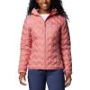  columbia DELTA RIDGE II DOWN HOODED JKT Snowdrift PINK AGAVE