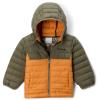 Kabát columbia POWDER LITE II HOODED JKT Mountain Blue SUNSTONE,
