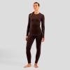  odlo BL TOP CREW LS MERINO 160 Fudge