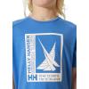 Marškinėliai helly hansen JR PORT T-SHIRT Ultra Blue