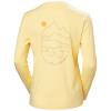  helly hansen F2F W ORGANIC COTTON LS TEE Yellow Cream