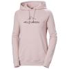 helly hansen  W F2F ORGANIC COTTON HOOD 2.0 Grey Fog M PINK CLOUD