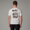 the north face  M FOUNDATION MOUNTAINS FACES TEE White D