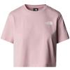  the north face W Cropped Simple Dome Tee Tnf White  0SO