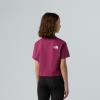  the north face G S/S CROP EASY TEE Cyber Berry