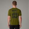 the north face  M FOUNDATION MOUNTAINS FACES TEE Forest 