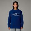  the north face W DREW PEAK LIGHT CREW Estate Blue/White