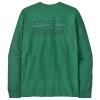T-shirt patagonia P-6 Logo Responsibili LS Tee POHL