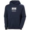  helly hansen Cotton Fleece Graphic Hoodie NAVY