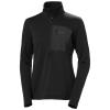 Fleece helly hansen W VERSALITE 1/2 ZIP Barely Blue BLACK