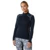 Koszulka helly hansen LIFA MERINO MIDW 1/2 ZIP Navy