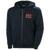  helly hansen Logo Full Zip Hoodie 2.0 NAVY