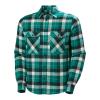 Camisa helly hansen LOKKA ORGANIC FLANNEL LS SHIRT Deep Stee EMERALD BO