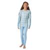 helly hansen JR GRAPHIC LIFA MERINO SET Bright Blue